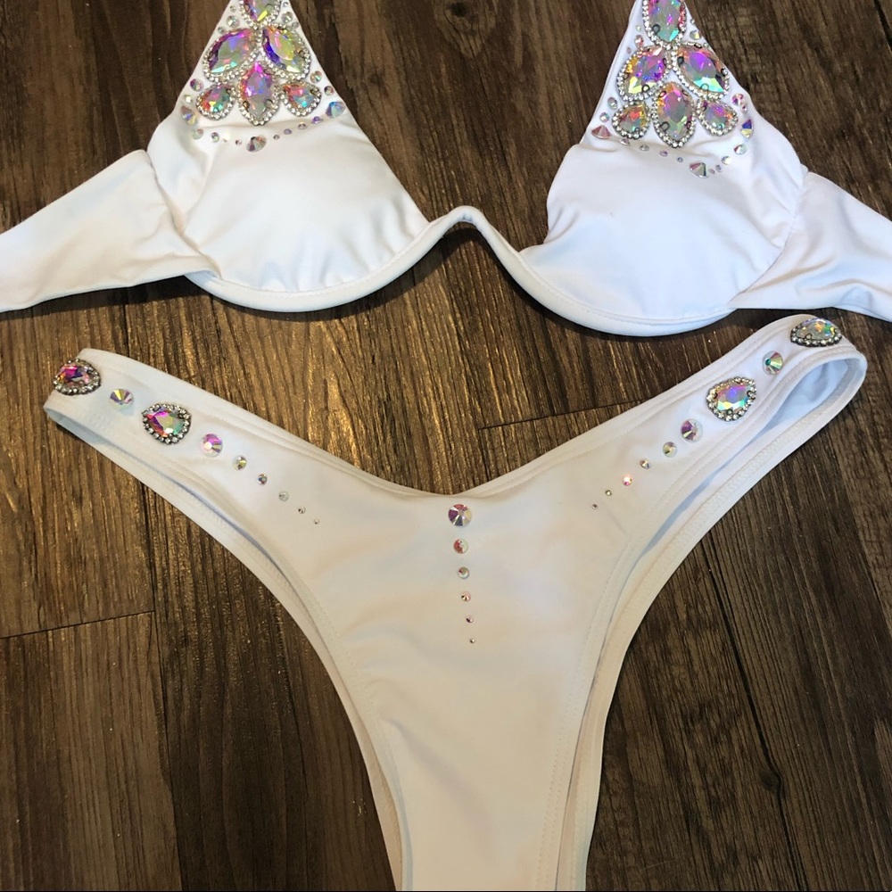 White bikini
